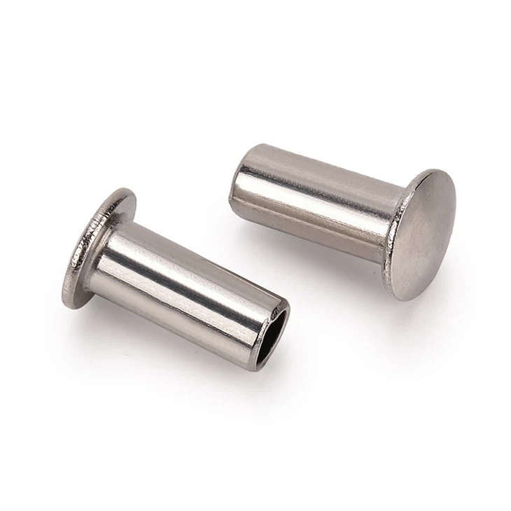 Flat Head Semi-hollow Rivets